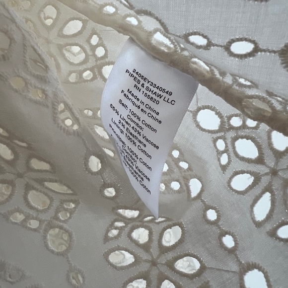 VERONICA BEARD Aderes Eyelet Shirt in White - Size 16 - NWT Brand new! - Picture 7 of 10